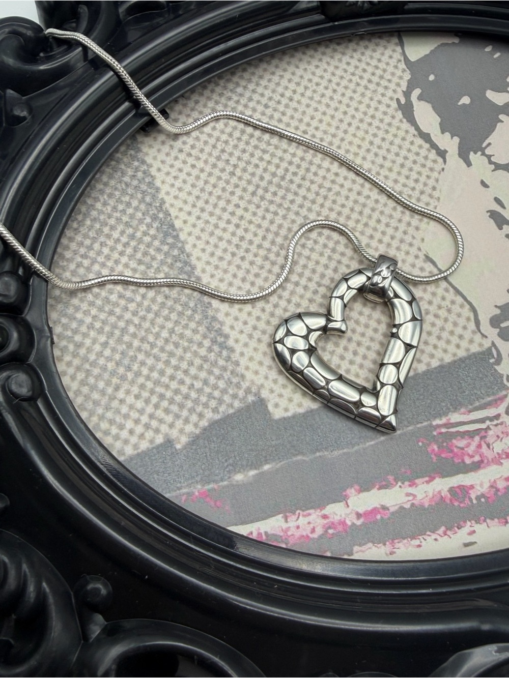 Brighton Pebble Heart Pendant Necklace